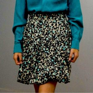 Anthropologie Plenty by Tracy Reese ~ Polka Dot Bubble Pocket Skirt Sz 6